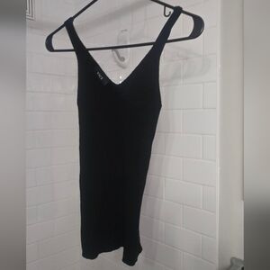 Black Vici V-Neck Women's Tank Top